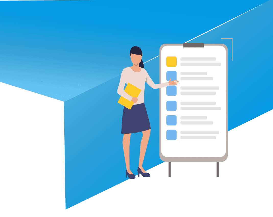 Illustration of developers talking